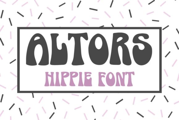Altors Display Font for Handmade & Urban Craft Projects