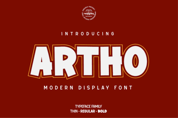 Artho: A Bold Display Font That Commands Attention