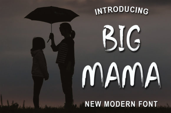 Big Mama: A Friendly Display Font for Editorial Warmth
