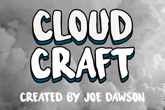 Cloud Craft: A Handmade Display Font with Real Personality