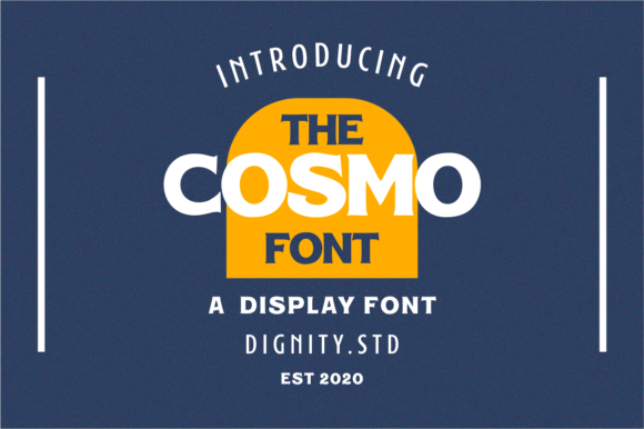 Cosmo: A Bold Display Font That Elevates Digital Branding