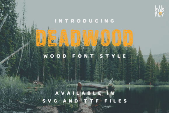 Deadwood Display Font for Handmade Labels & Craft Projects