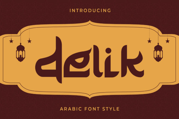 Delik: A Display Font with Arabic Grace for Editorial Design