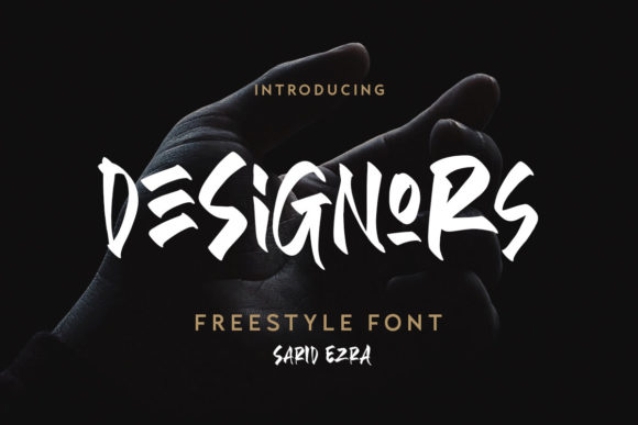 Designors: A Freestyle Brushed Display Font for Authentic Branding