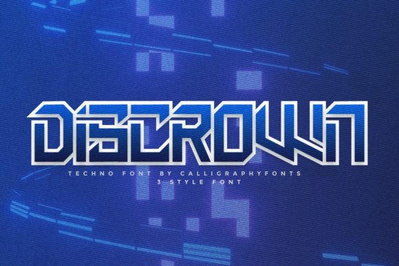 Discrown: A Bold Sans Serif Display Font for Crafters