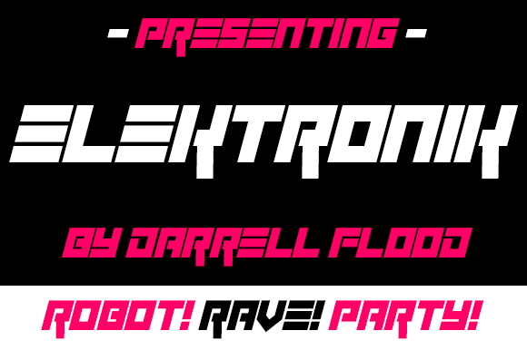 Elektronik: A Sharp, Confident Display Font
