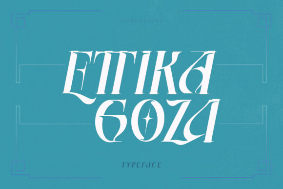 Ettika Goza: A Thoughtful Display Font for Editorial Moments