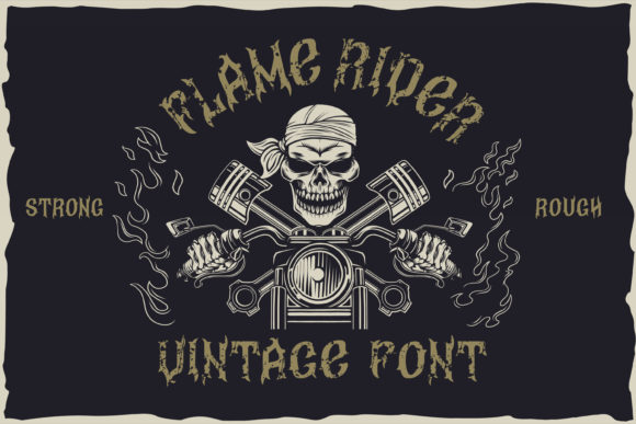 Flame Rider: A Display Font That Anchors Your Editorial Voice