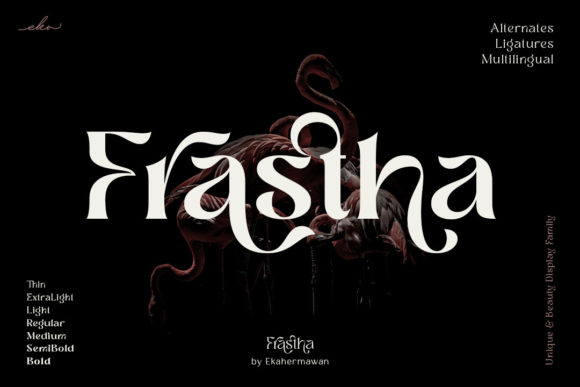 Frastha: A Warm, Culturally Rich Display Font for Digital Branding