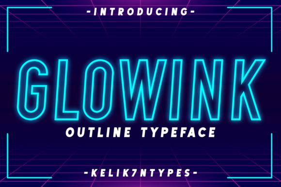 Glowink: A Bold, Breathable Display Typeface for Thoughtful Design