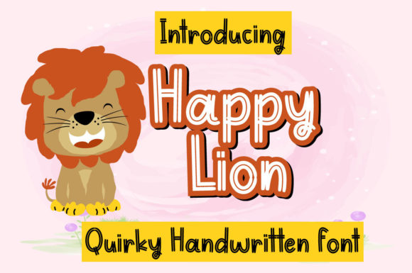 Happy Lion: A Display Font That Carries Warmth Without Weight