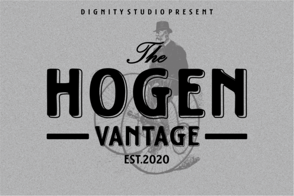 Hogen Vantage: A Bold Display Font That Anchors Digital Branding