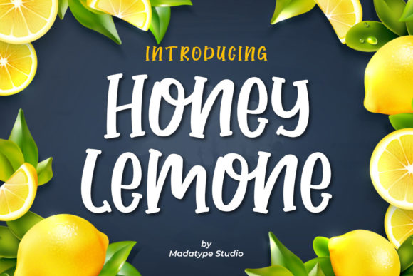 Honey Lemone: A Playful Display Font That Lifts Your Brand