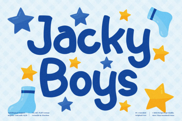 Jacky Boys: A Playful Display Font for Joyful Digital Experiences