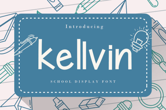 Kellvin: A Display Font That Welcomes Readers Like a Smile