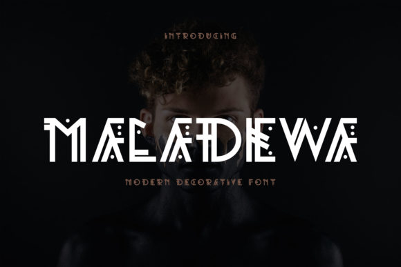 Maladewa Display Font for Handmade Labels & Printables