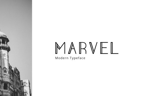 Marvel: A Futuristic Display Font for Handmade Creators