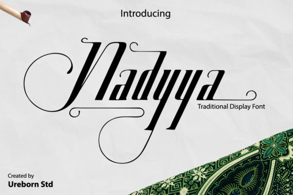 Nadyya: A Display Font That Feels Like a Confident First Impression