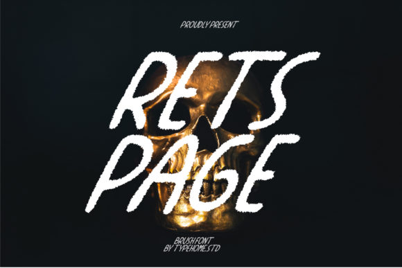 Retspage: A Brushed Display Font That Elevates Digital Branding