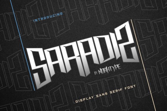 Saradiz: A Modern Sans Serif Display Font with Quiet Confidence