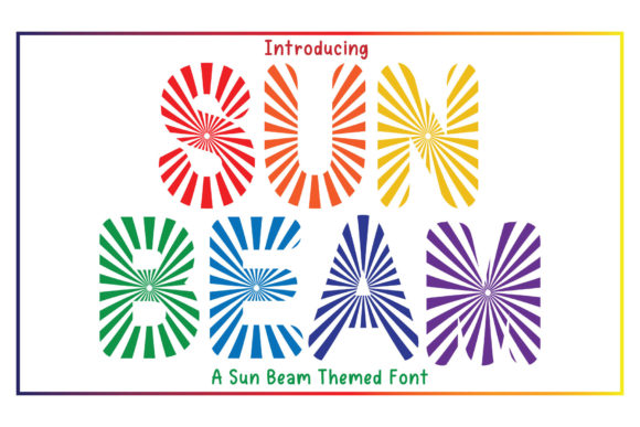 Sun Beam Font: A Display Typeface That Commands Attention