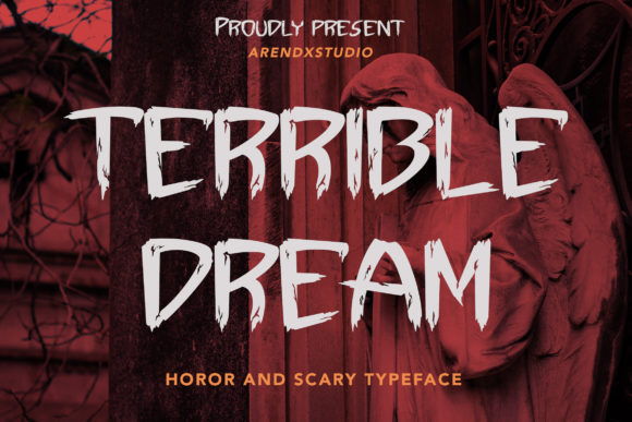 Terrible Dream: A Bold Display Font for Digital Impact