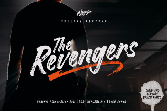 The Revengers: A Brushed Display Font with Urban Soul