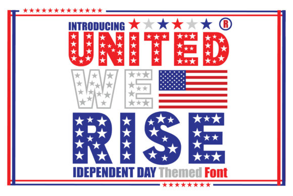 United We Rise: A Bold Display Font That Elevates Your Brand