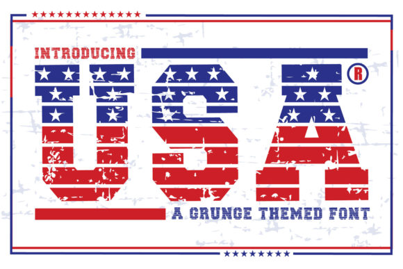 Usa Grunge: A Display Font That Speaks With Grit and Grace