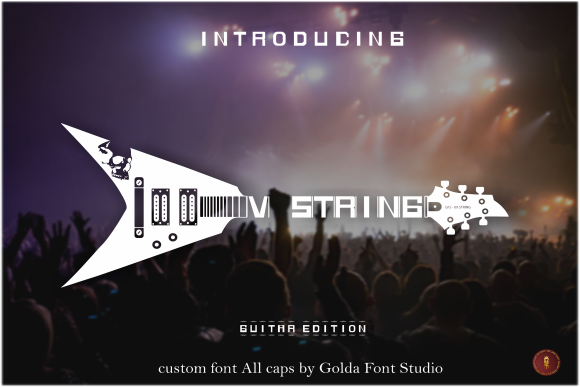 V String: A Decorative Font That Makes Handmade Details Shine