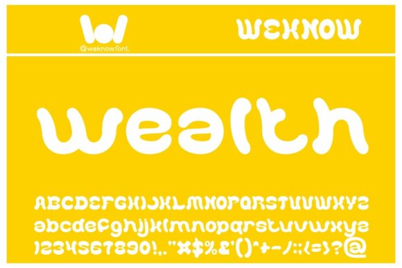 Wealth: A Display Font That Commands Attention