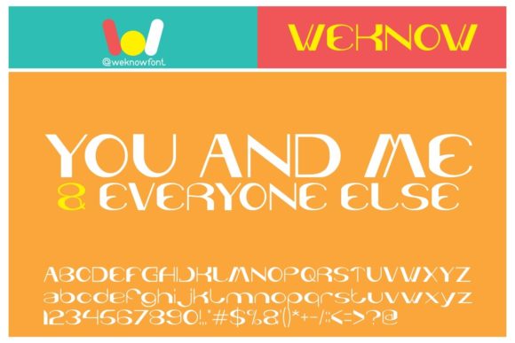 You and Me and Everyone Else: A Display Font That Makes Your Brand Feel Intentional